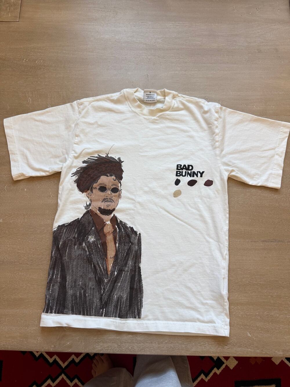 Bad Bunny Official Concert Tee Size Small